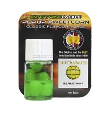 Искусственная плавающая насадка Enterprise Tackle Pop Up Sweetcorn NUTRABAITS GARLIC MINT Чеснок с ментолом